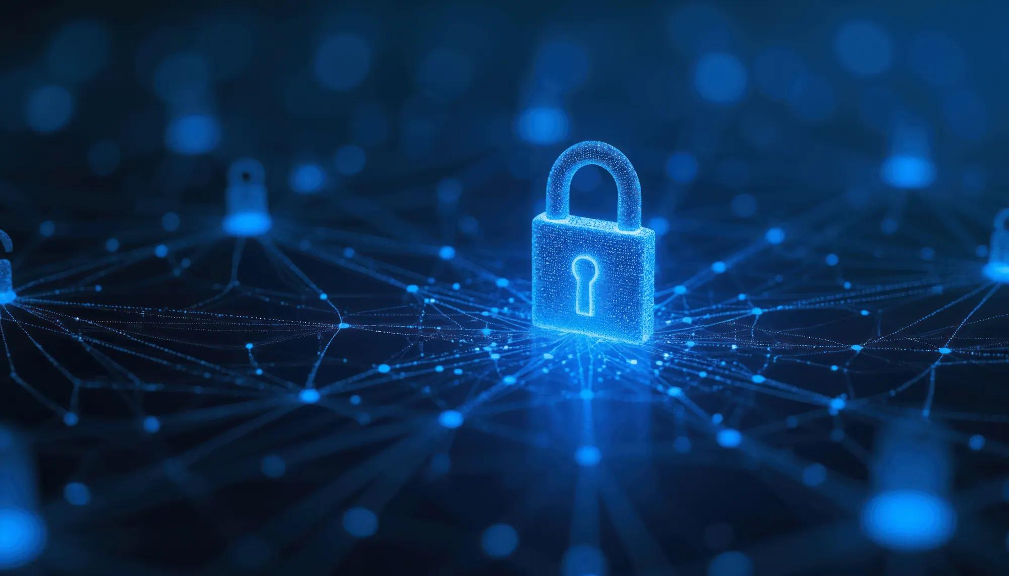 Digitales Schloss in einem vernetzten Sicherheitssystem